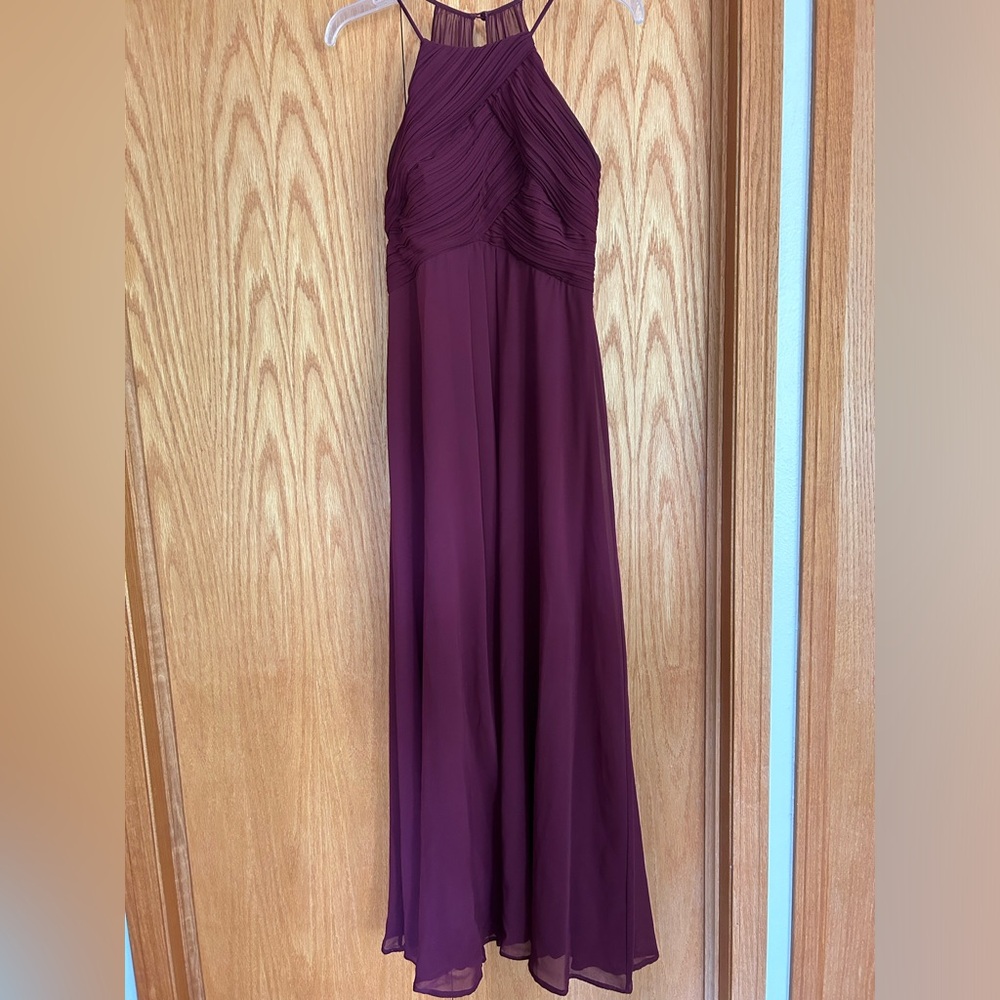 #Levkoff Halter Chiffon A-line Gown